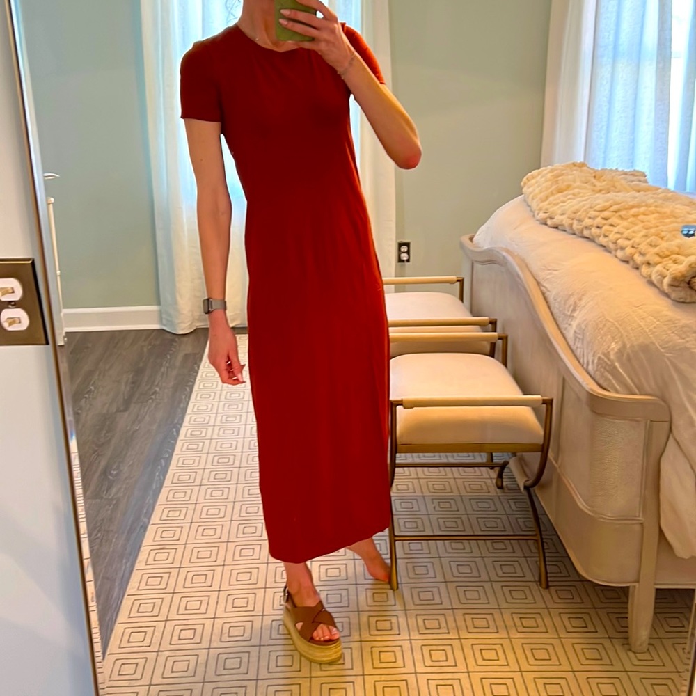 Brown theory dress